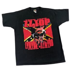 Vintage ZZ Top Lynyrd Skynyrd Tour T-Shirt Men's XL 1999